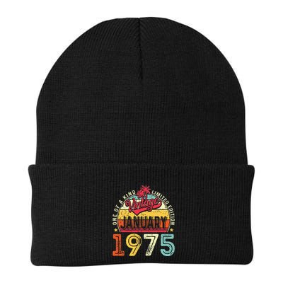 50th Birthday Gift Vintage January 1975 Beanie