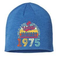 50th Birthday Gift Vintage January 1975 Sustainable Beanie