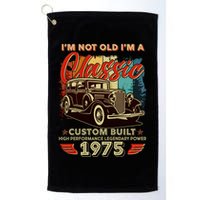 50th Birthday Im Not Old Im A Classic 1975 Custom Built Golf Towel
