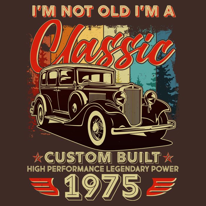 50th Birthday Im Not Old Im A Classic 1975 Custom Built Apron