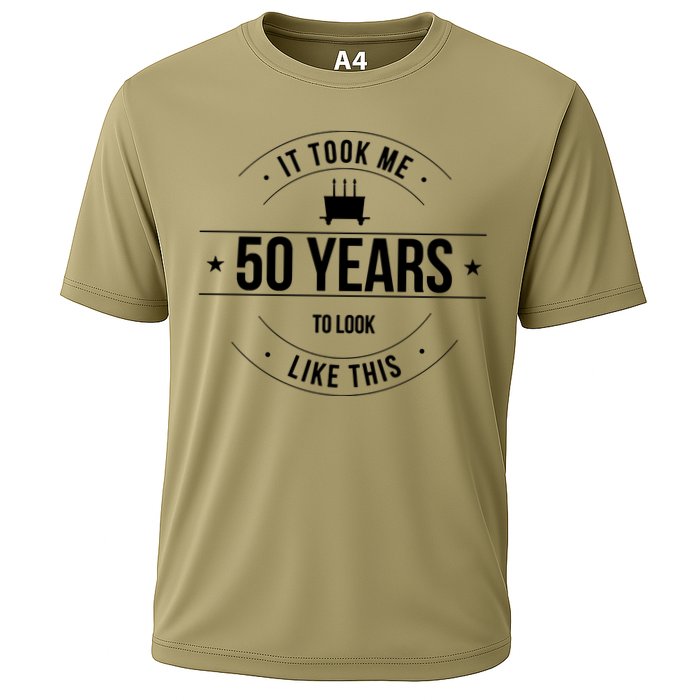 50th Birthday It Took 50 Years To Look This Good Cooling Performance Crew T-Shirt