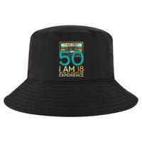 50Th Birthday I Am Not 50 18 With 32 Years Of Experience Cool Comfort Performance Bucket Hat
