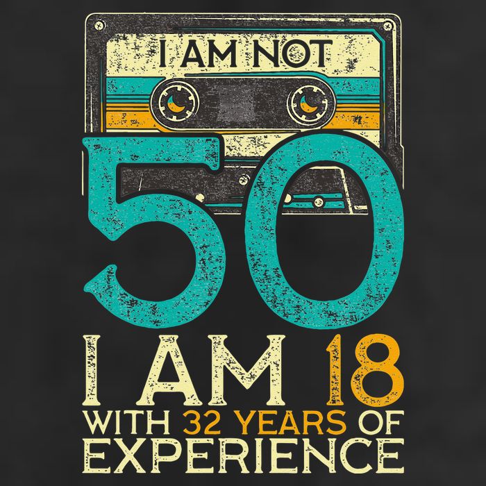 50Th Birthday I Am Not 50 18 With 32 Years Of Experience Cool Comfort Performance Bucket Hat