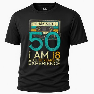 50Th Birthday I Am Not 50 18 With 32 Years Of Experience Performance Shirt