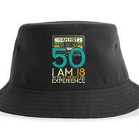 50Th Birthday I Am Not 50 18 With 32 Years Of Experience Sustainable Bucket Hat