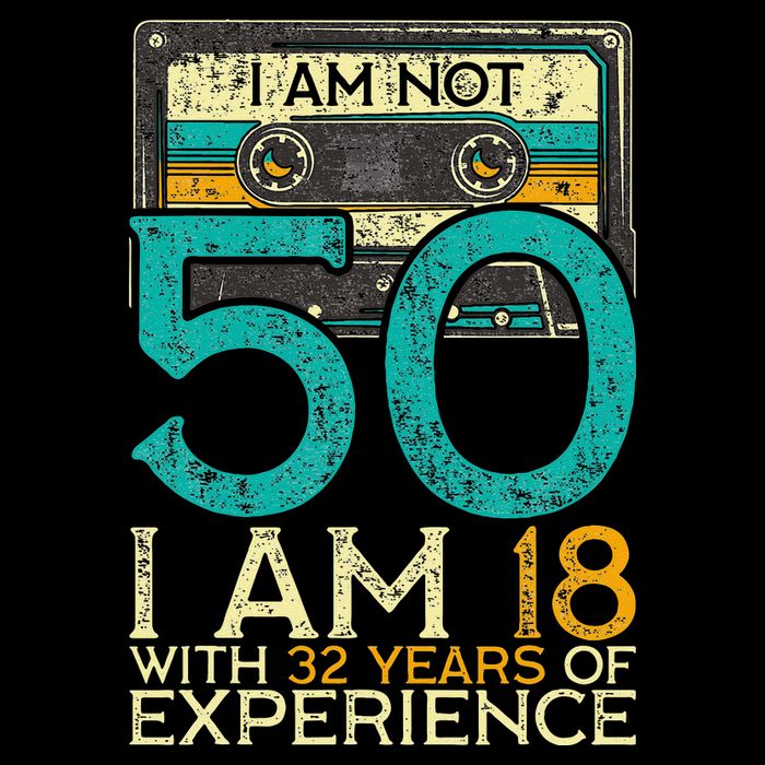 50Th Birthday I Am Not 50 18 With 32 Years Of Experience Bucket Hat