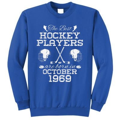 55th Birthday In December 1969 Best Hockey Players Sweatshirt