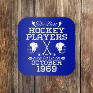 55th Birthday In December 1969 Best Hockey Players Coaster