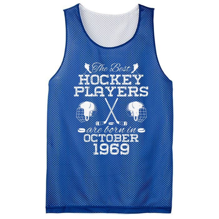 55th Birthday In December 1969 Best Hockey Players Mesh Reversible Basketball Jersey Tank