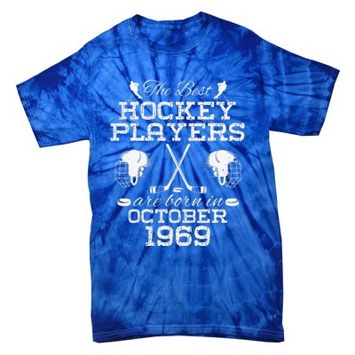 55th Birthday In December 1969 Best Hockey Players Tie-Dye T-Shirt