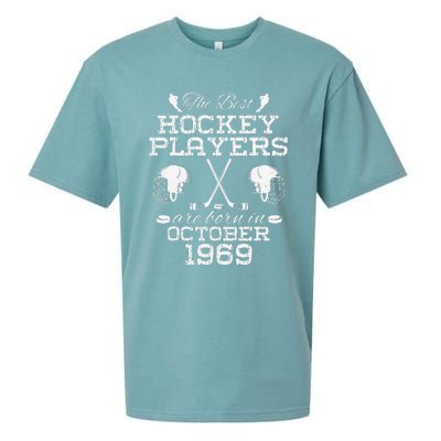 55th Birthday In December 1969 Best Hockey Players Sueded Cloud Jersey T-Shirt