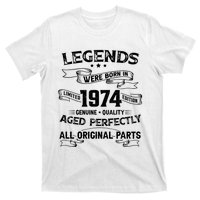 50th Birthday Legends Were Born In 1974 T-Shirt