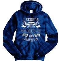 50th Birthday Legends Were Born In January 1974 Tie Dye Hoodie