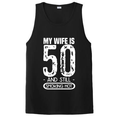 50th Birthday My Wife Is 50 PosiCharge Competitor Tank