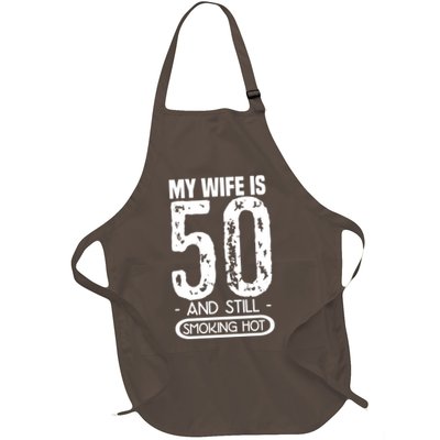 50th Birthday My Wife Is 50 Apron