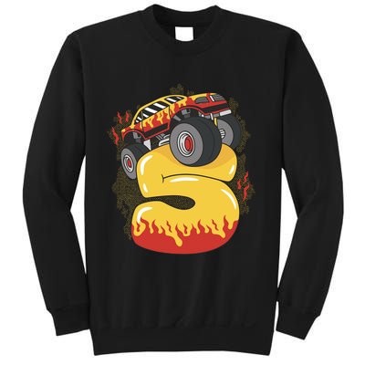 5th Birthday Monster Truck Sweatshirt