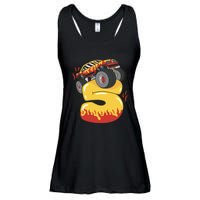 5th Birthday Monster Truck Ladies Essential Flowy Tank