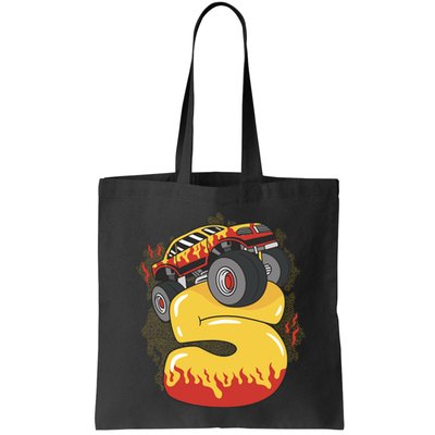 5th Birthday Monster Truck Bag
