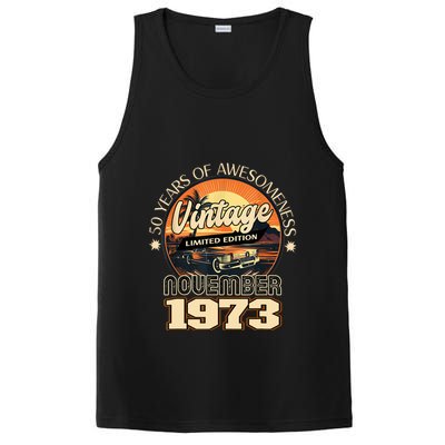 50th Birthday November 1973 Vintage 50 Years Old Gag PosiCharge Competitor Tank