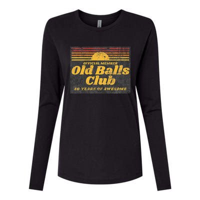 50th Birthday Old Balls Club 50 Years Of Awesome Womens Cotton Relaxed Long Sleeve T-Shirt