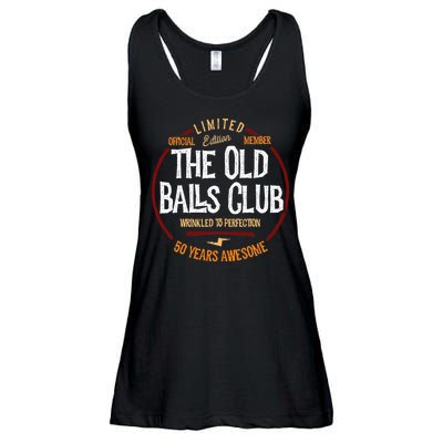 50th Birthday Old Ball Club 50 Years Awesome For Old Fart Ladies Essential Flowy Tank