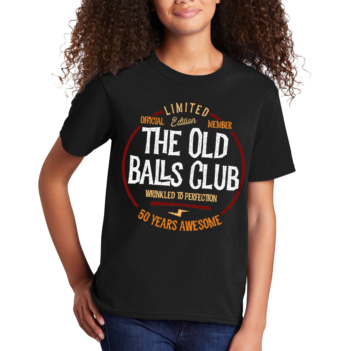 50th Birthday Old Ball Club 50 Years Awesome For Old Fart Kids T-Shirt