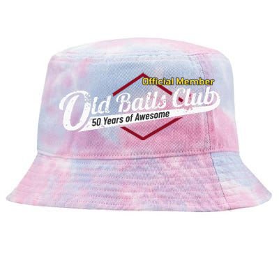 50th Birthday Old Balls Club 50 Years Of Awesome Tie-Dyed Bucket Hat