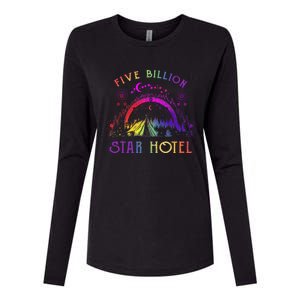 5 Billion Star Hotel Americas National Parks Camping Lovers Womens Cotton Relaxed Long Sleeve T-Shirt