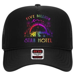 5 Billion Star Hotel Americas National Parks Camping Lovers High Crown Mesh Back Trucker Hat