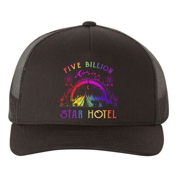 5 Billion Star Hotel Americas National Parks Camping Lovers Yupoong Adult 5-Panel Trucker Hat