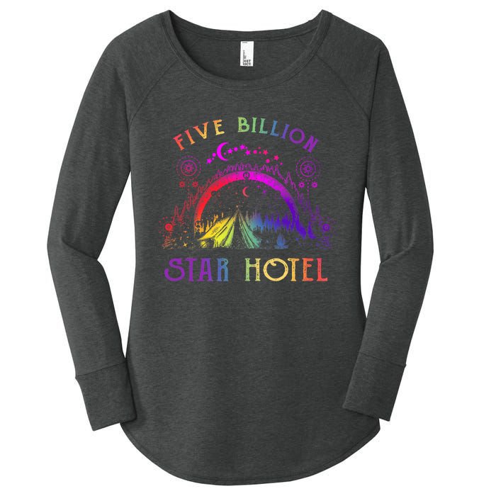 5 Billion Star Hotel Americas National Parks Camping Lovers Women's Perfect Tri Tunic Long Sleeve Shirt