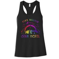 5 Billion Star Hotel Americas National Parks Camping Lovers Women's Racerback Tank