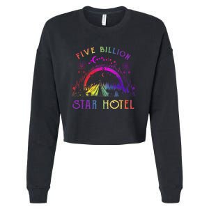 5 Billion Star Hotel Americas National Parks Camping Lovers Cropped Pullover Crew