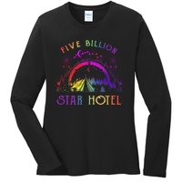 5 Billion Star Hotel Americas National Parks Camping Lovers Ladies Long Sleeve Shirt