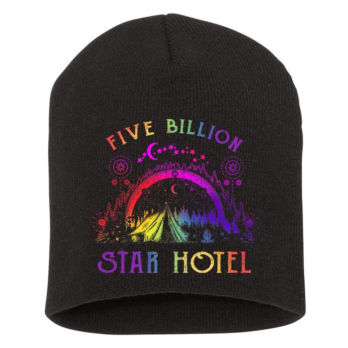 5 Billion Star Hotel Americas National Parks Camping Lovers Short Acrylic Beanie