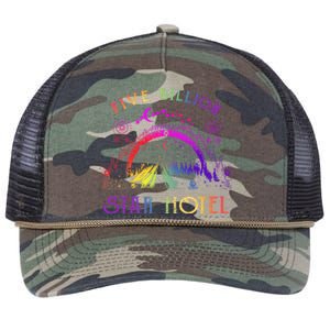 5 Billion Star Hotel Americas National Parks Camping Lovers Retro Rope Trucker Hat Cap