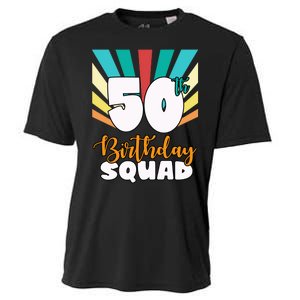 50th Birthday Squad 50 Years Old Cooling Performance Crew T-Shirt