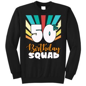 50th Birthday Squad 50 Years Old Sweatshirt