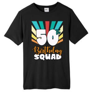 50th Birthday Squad 50 Years Old Tall Fusion ChromaSoft Performance T-Shirt