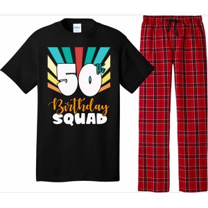 50th Birthday Squad 50 Years Old Pajama Set