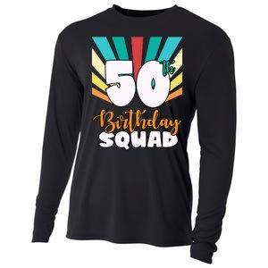 50th Birthday Squad 50 Years Old Cooling Performance Long Sleeve Crew