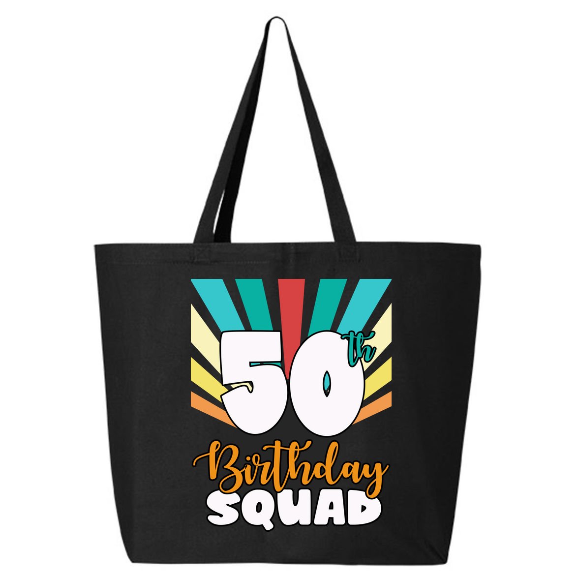 50th Birthday Squad 50 Years Old 25L Jumbo Tote