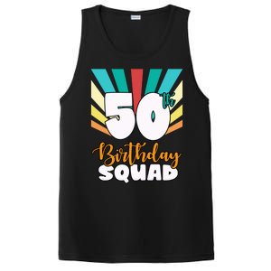 50th Birthday Squad 50 Years Old PosiCharge Competitor Tank