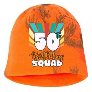 50th Birthday Squad 50 Years Old Kati - Camo Knit Beanie