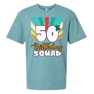 50th Birthday Squad 50 Years Old Sueded Cloud Jersey T-Shirt