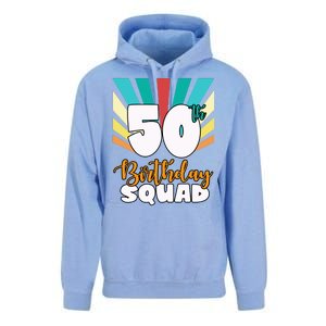 50th Birthday Squad 50 Years Old Unisex Surf Hoodie