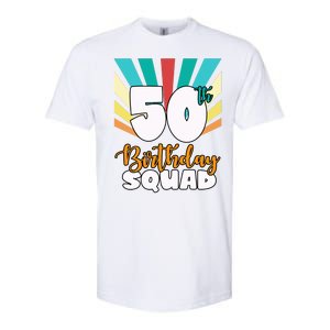 50th Birthday Squad 50 Years Old Softstyle CVC T-Shirt