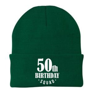 50th Birthday Squad Knit Cap Winter Beanie