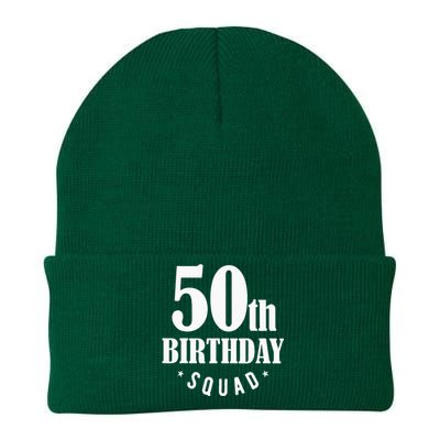 50th Birthday Squad Knit Cap Winter Beanie