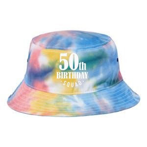 50th Birthday Squad Tie Dye Newport Bucket Hat